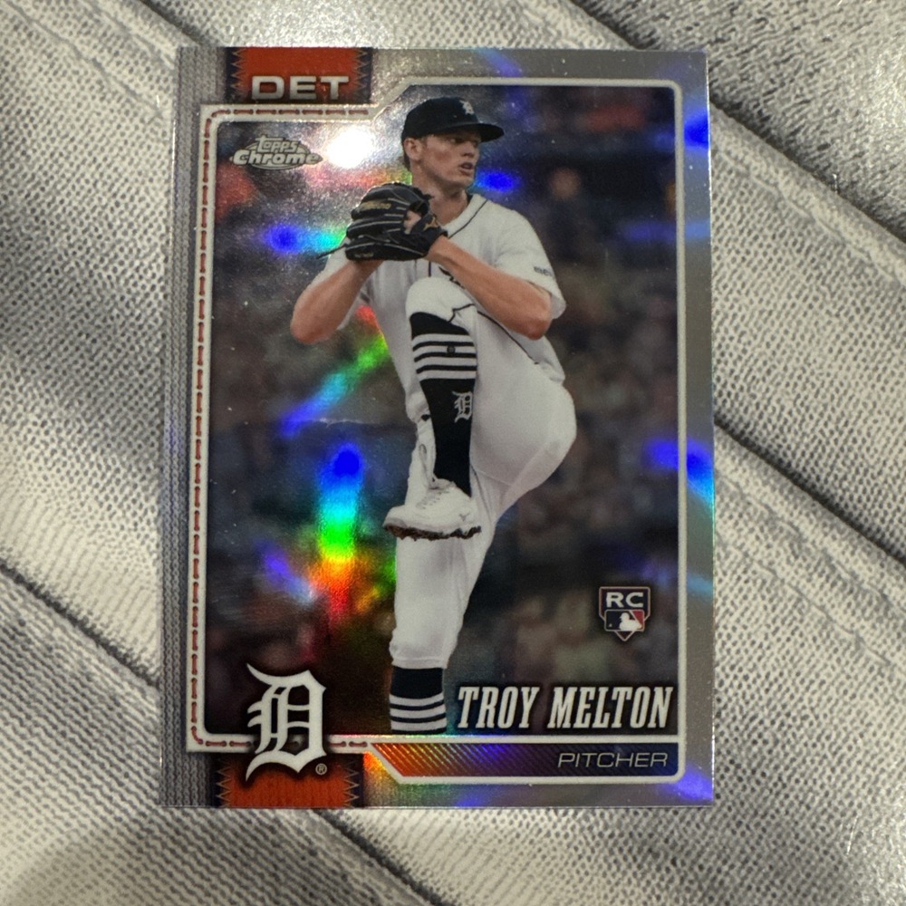 2026 Topps Chrome Troy Melton RC #202 Refractor Detroit Tigers